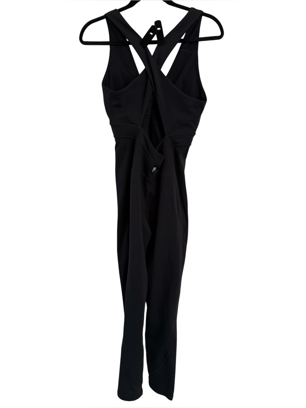 Fabletics Oasis Twist Front Black Jumpsuit - Picture 6 of 9